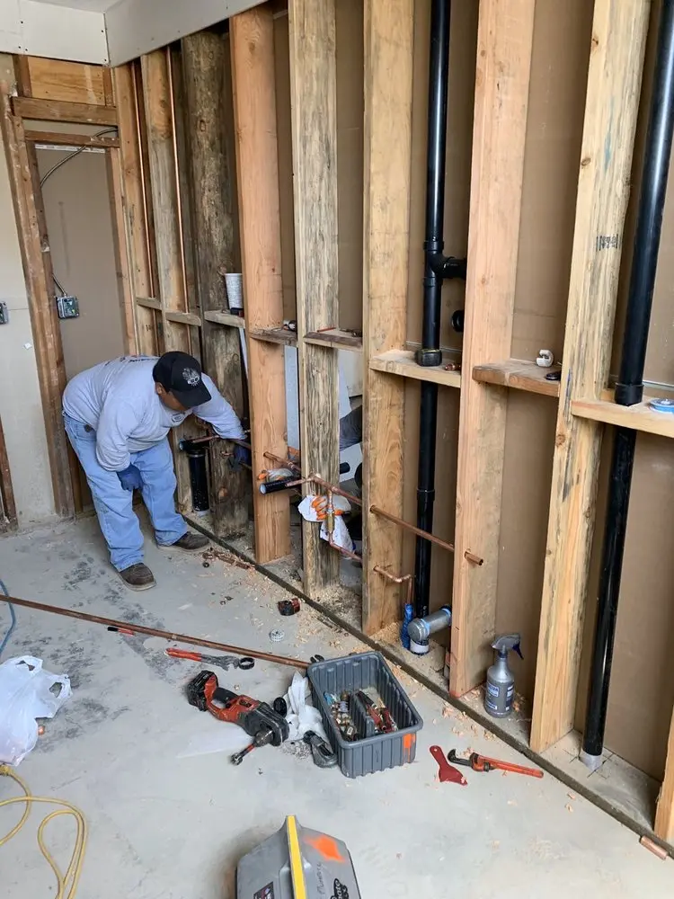 Commercial rough-in plumbing for Water Heater Replacement in South Maywood